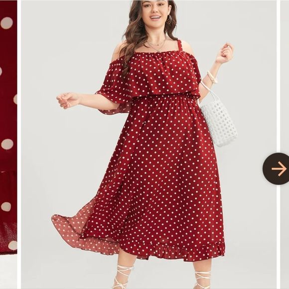 BloomChic Dresses & Skirts - NWT BloomChic Red and White Polkadot Dress